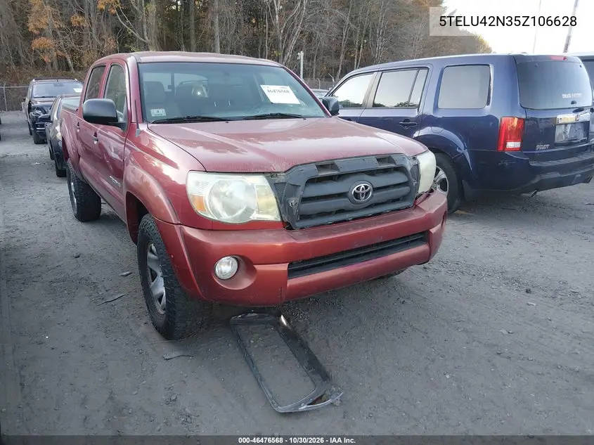 TOYOTA TACOMA 2005, VIN 5TELU42N35Z106628
