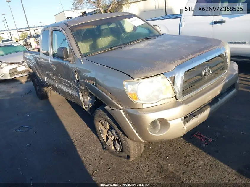 TOYOTA TACOMA 2007, VIN 5TETX62N97Z358535