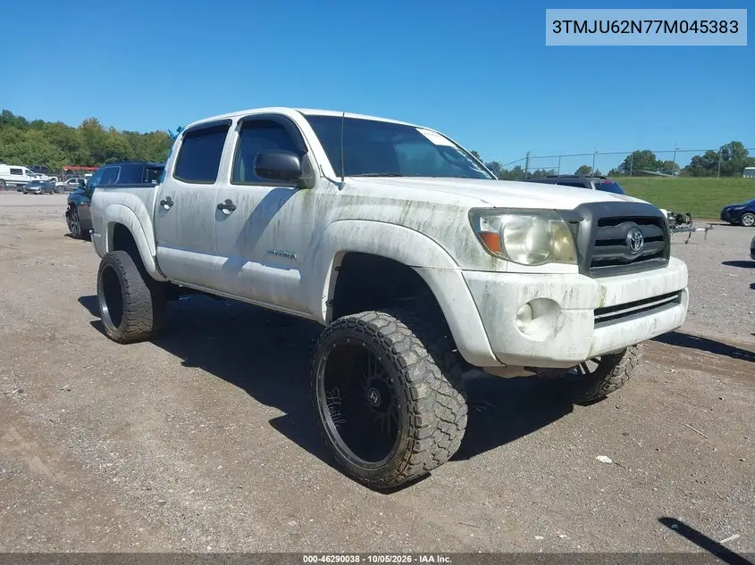 TOYOTA TACOMA 2007, VIN 3TMJU62N77M045383