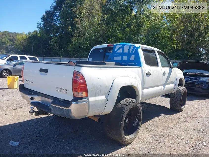 2007 TOYOTA TACOMA VIN 3TMJU62N77M045383 — фото 4