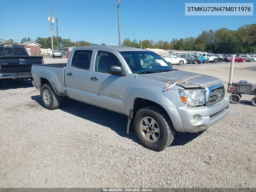 TOYOTA TACOMA 2007, VIN 3TMKU72N47M011976