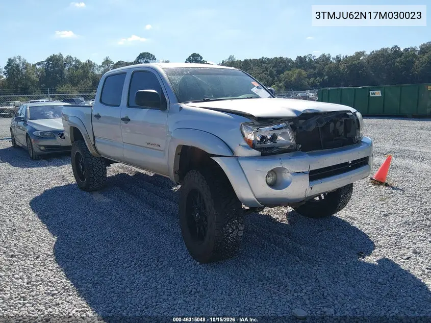 TOYOTA TACOMA 2007, VIN 3TMJU62N17M030023
