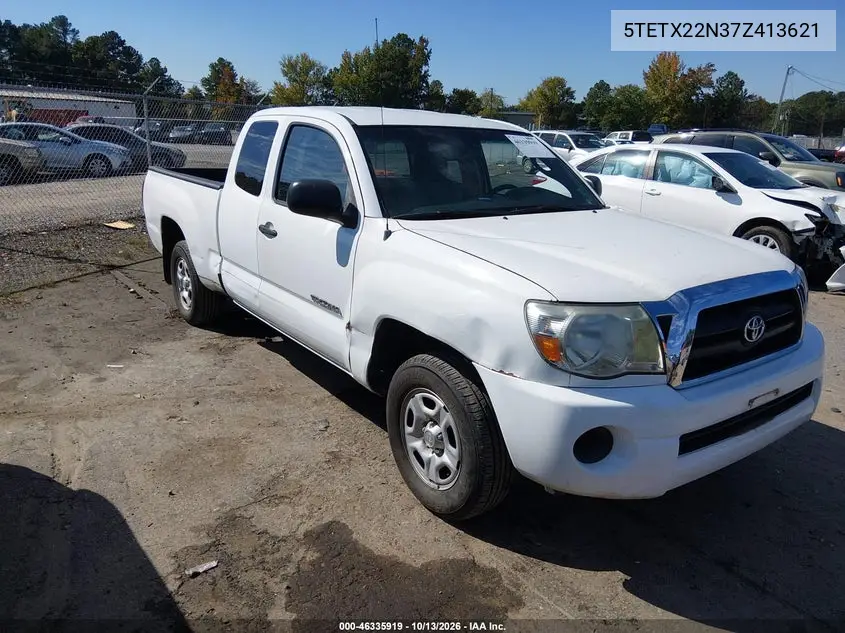 TOYOTA TACOMA 2007, VIN 5TETX22N37Z413621