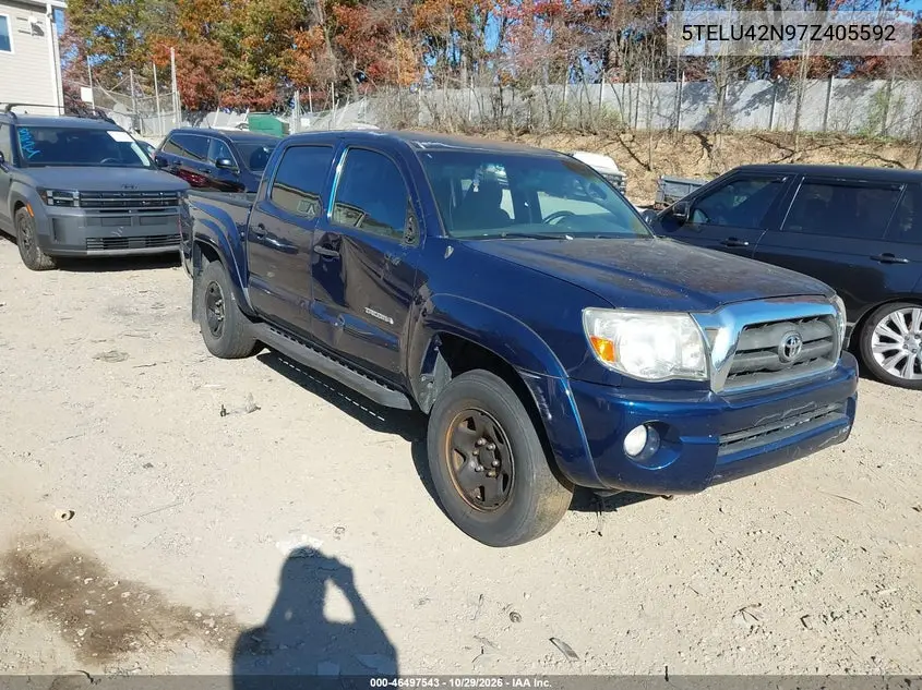 TOYOTA TACOMA 2007, VIN 5TELU42N97Z405592