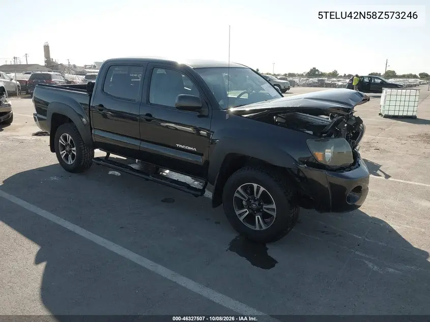 TOYOTA TACOMA 2008, VIN 5TELU42N58Z573246
