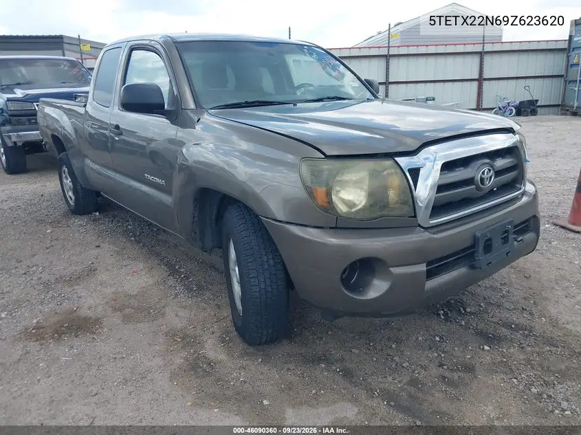 TOYOTA TACOMA 2009, VIN 5TETX22N69Z623620