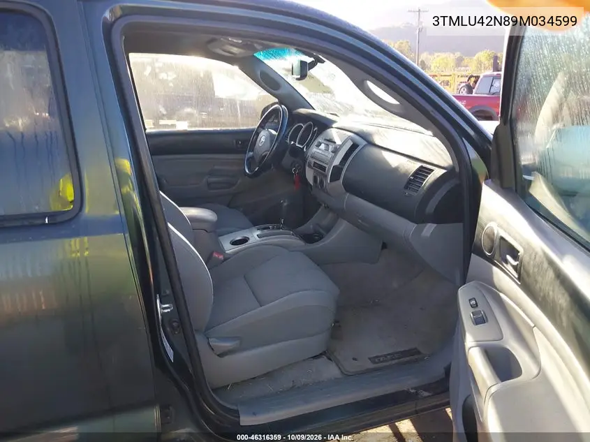 2009 TOYOTA TACOMA VIN 3TMLU42N89M034599 — фото 5