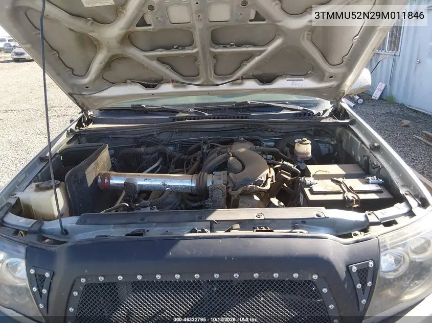 2009 TOYOTA TACOMA VIN 3TMMU52N29M011846 — фото 10