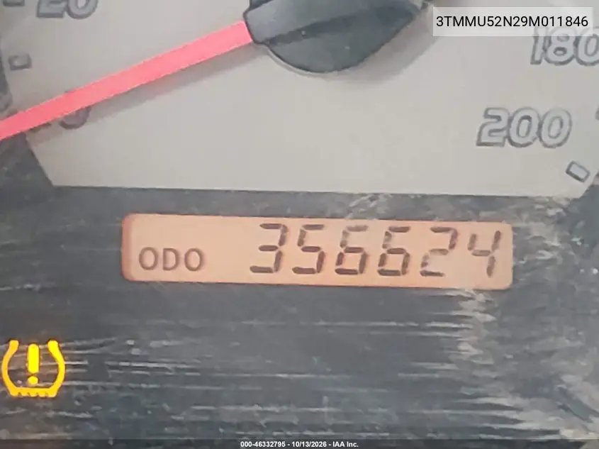 2009 TOYOTA TACOMA VIN 3TMMU52N29M011846 — фото 16