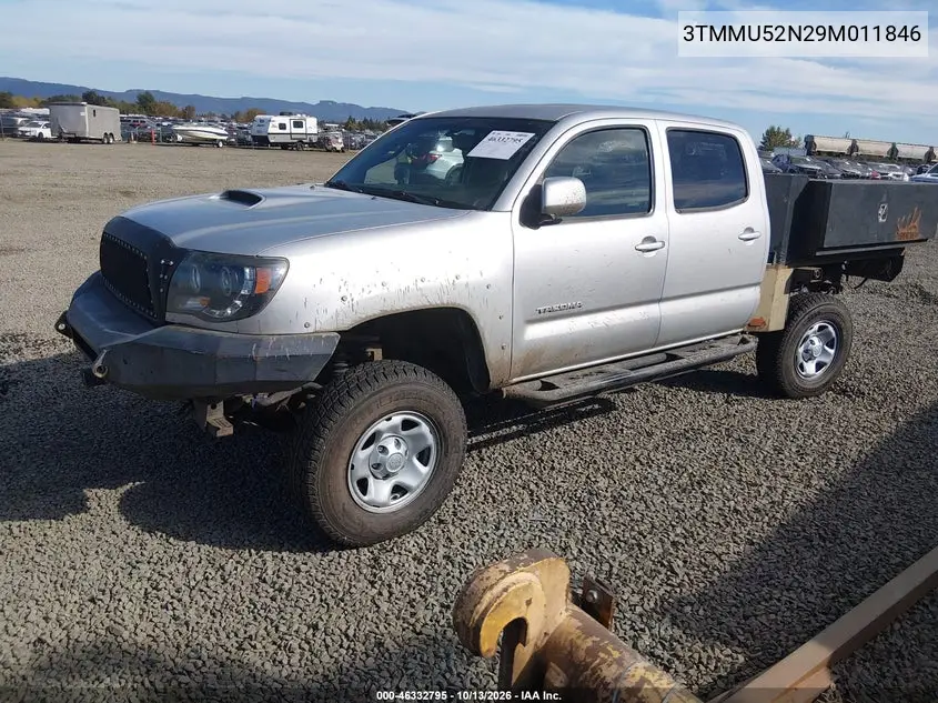 2009 TOYOTA TACOMA VIN 3TMMU52N29M011846 — фото 2