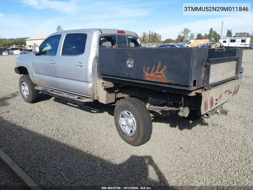 2009 TOYOTA TACOMA VIN 3TMMU52N29M011846 — фото 3