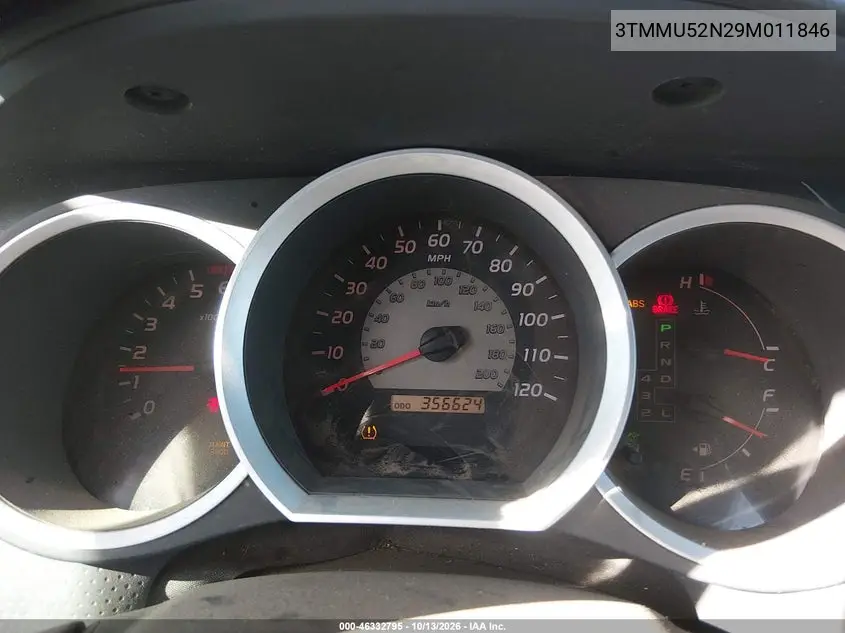 2009 TOYOTA TACOMA VIN 3TMMU52N29M011846 — фото 7