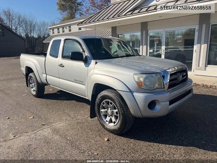 TOYOTA TACOMA 2009, VIN 5TEUX42N89Z658658