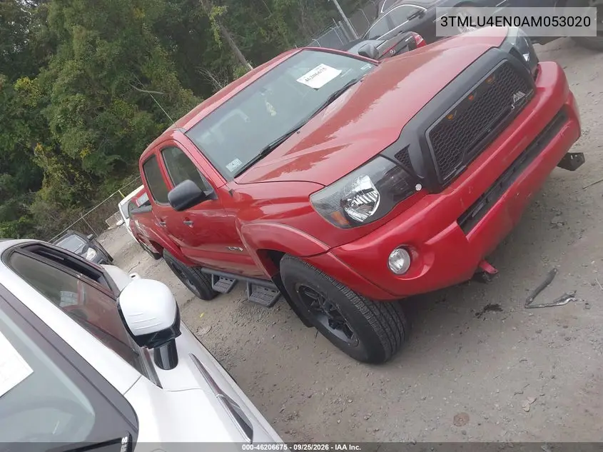 TOYOTA TACOMA 2010, VIN 3TMLU4EN0AM053020
