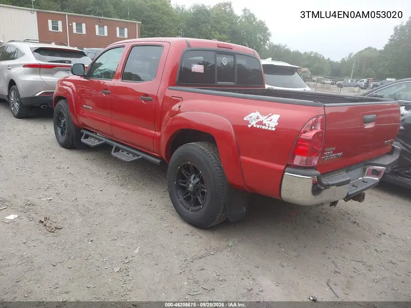 2010 TOYOTA TACOMA VIN 3TMLU4EN0AM053020 — фото 3