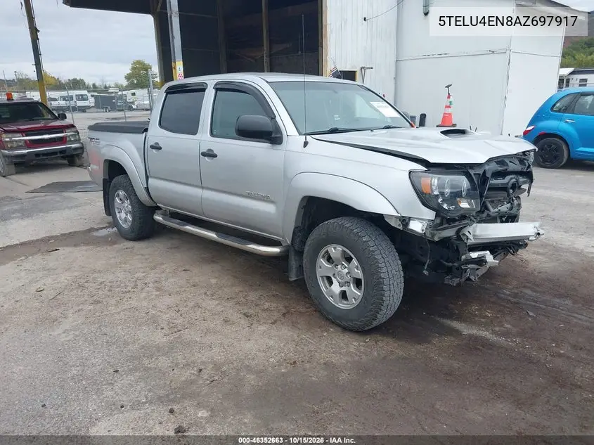 TOYOTA TACOMA 2010, VIN 5TELU4EN8AZ697917