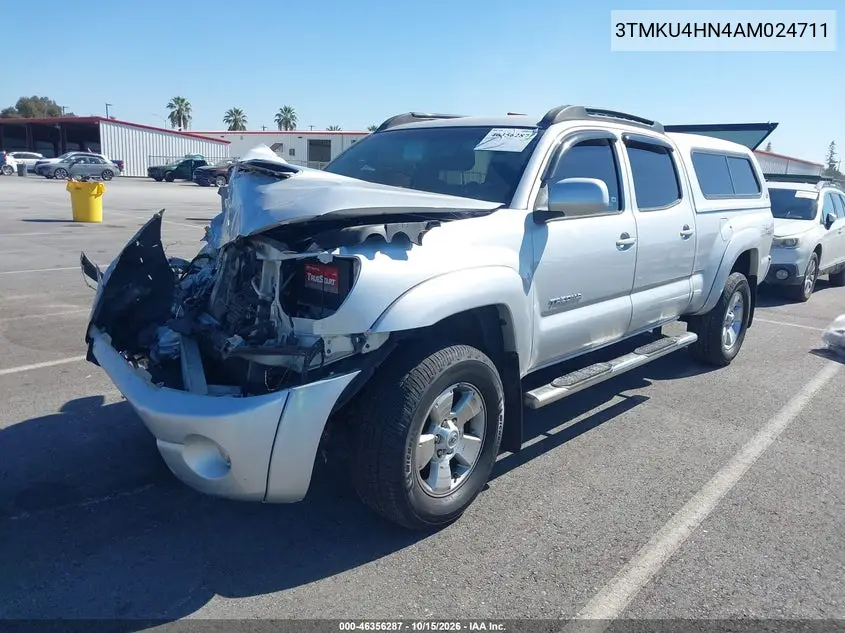 2010 TOYOTA TACOMA VIN 3TMKU4HN4AM024711 — фото 2