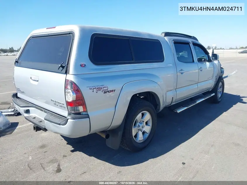2010 TOYOTA TACOMA VIN 3TMKU4HN4AM024711 — фото 4