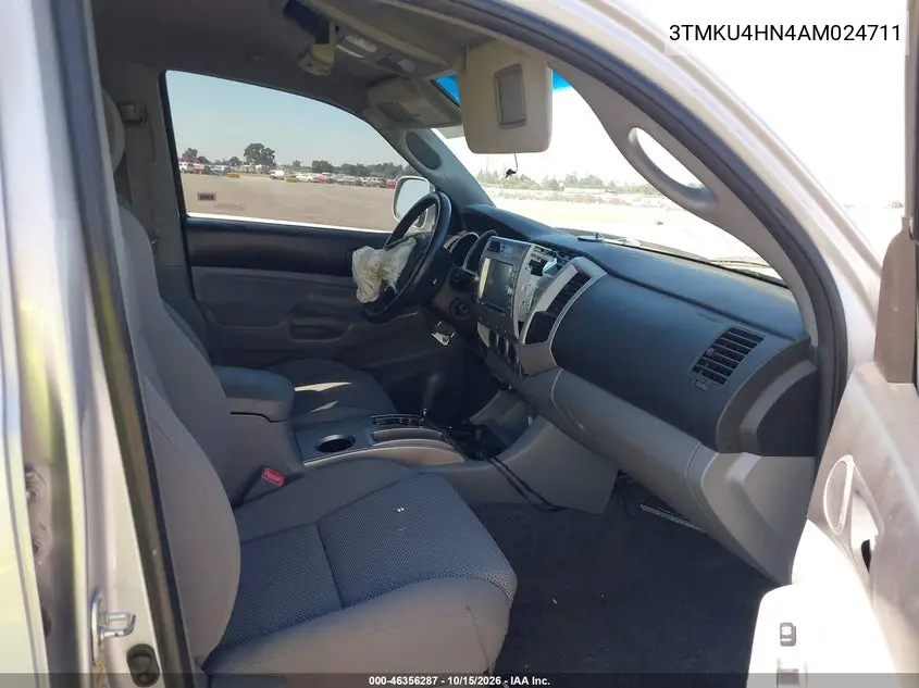 2010 TOYOTA TACOMA VIN 3TMKU4HN4AM024711 — фото 5