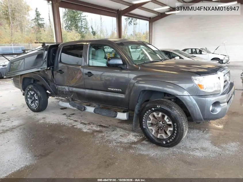 TOYOTA TACOMA 2010, VIN 3TMMU4FNXAM016947