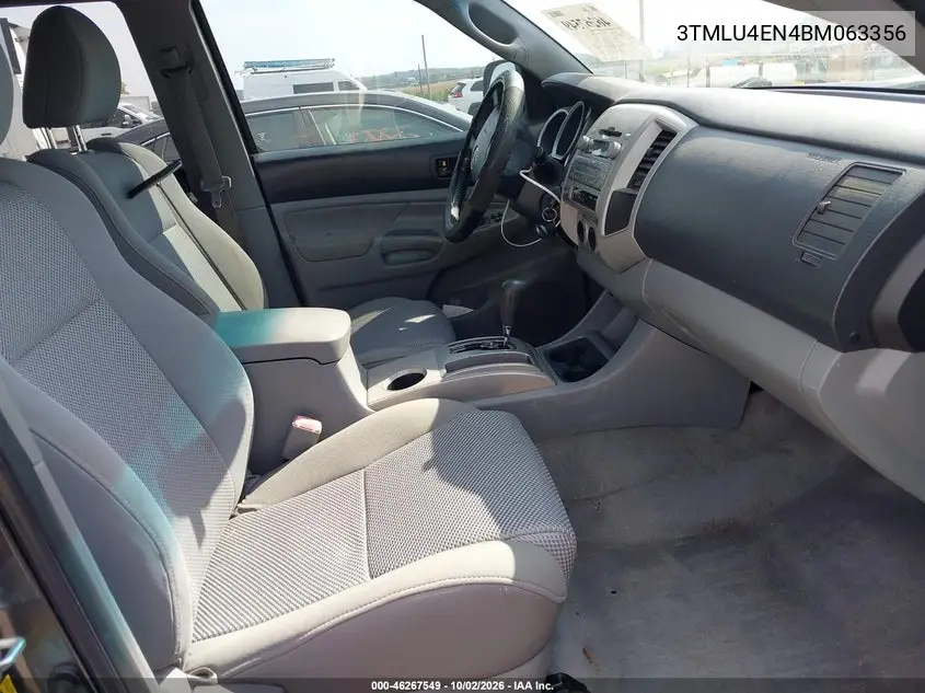 2011 TOYOTA TACOMA VIN 3TMLU4EN4BM063356 — фото 5