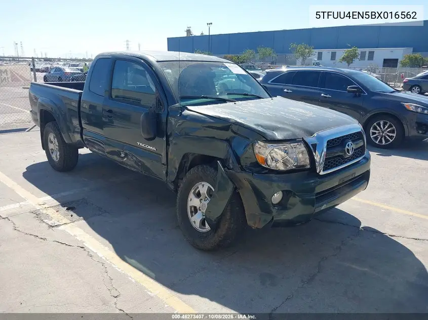 TOYOTA TACOMA 2011, VIN 5TFUU4EN5BX016562