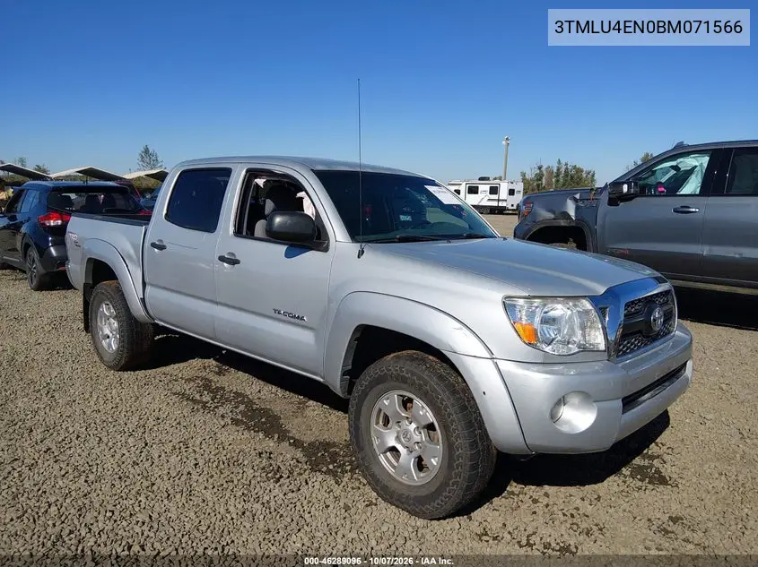 TOYOTA TACOMA 2011, VIN 3TMLU4EN0BM071566
