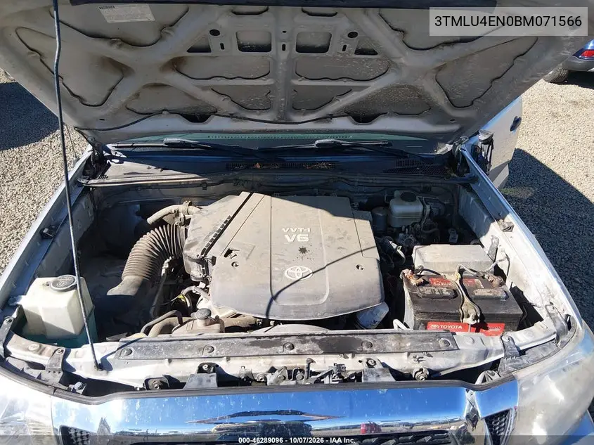 2011 TOYOTA TACOMA VIN 3TMLU4EN0BM071566 — фото 10
