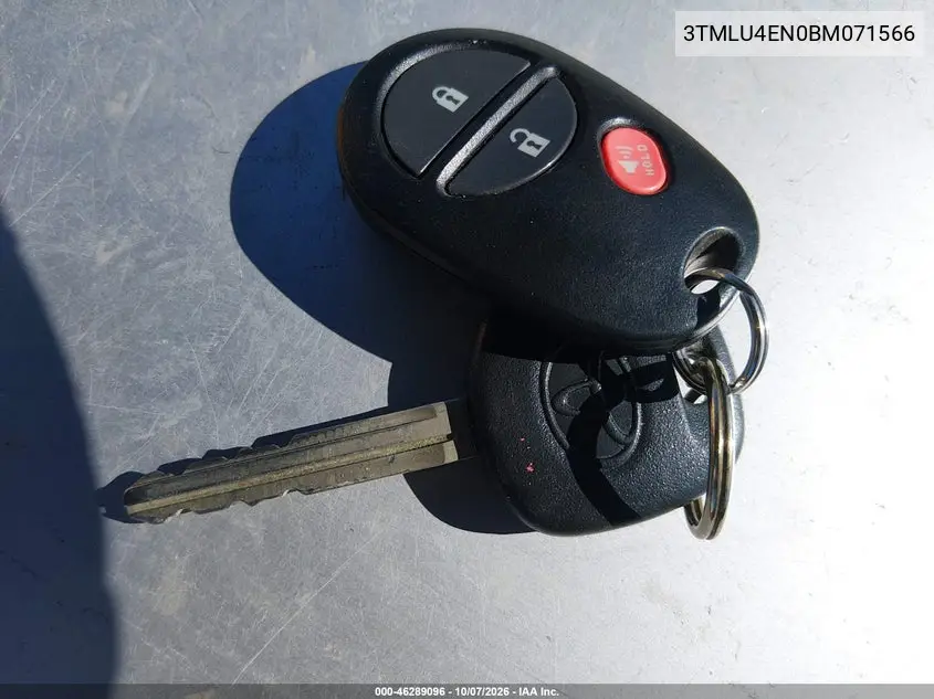 2011 TOYOTA TACOMA VIN 3TMLU4EN0BM071566 — фото 11