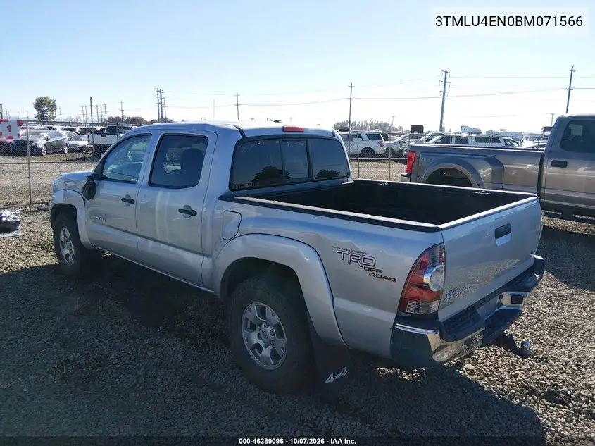 2011 TOYOTA TACOMA VIN 3TMLU4EN0BM071566 — фото 3