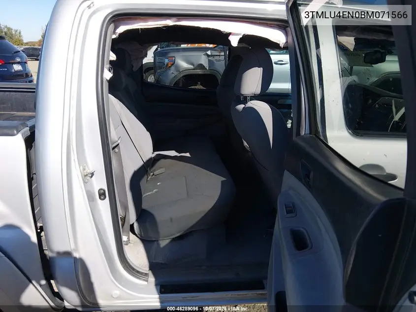 2011 TOYOTA TACOMA VIN 3TMLU4EN0BM071566 — фото 8
