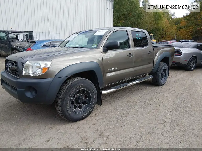 2011 TOYOTA TACOMA VIN 3TMLU4EN2BM071102 — фото 2