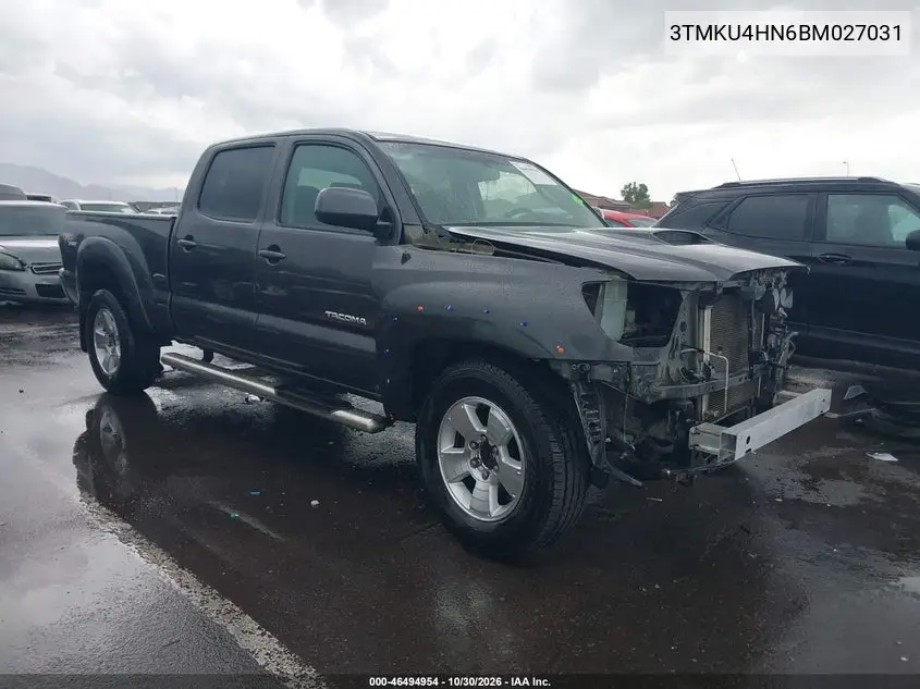 TOYOTA TACOMA 2011, VIN 3TMKU4HN6BM027031