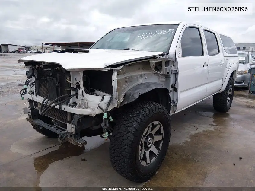 2012 TOYOTA TACOMA VIN 5TFLU4EN6CX025896 — фото 2