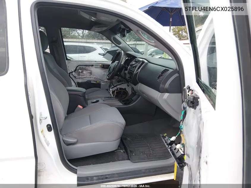 2012 TOYOTA TACOMA VIN 5TFLU4EN6CX025896 — фото 5
