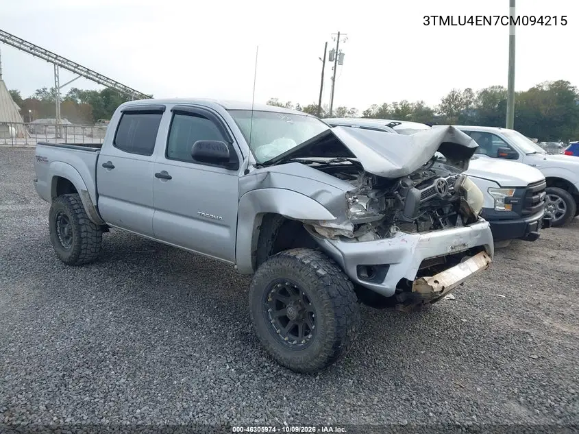TOYOTA TACOMA 2012, VIN 3TMLU4EN7CM094215