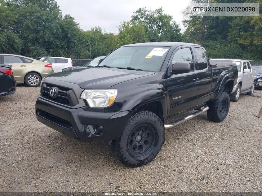 2013 TOYOTA TACOMA VIN 5TFUX4EN1DX020098 — фото 2