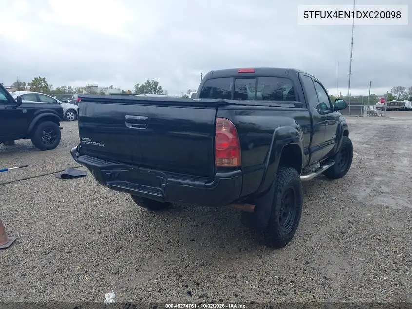 2013 TOYOTA TACOMA VIN 5TFUX4EN1DX020098 — фото 4