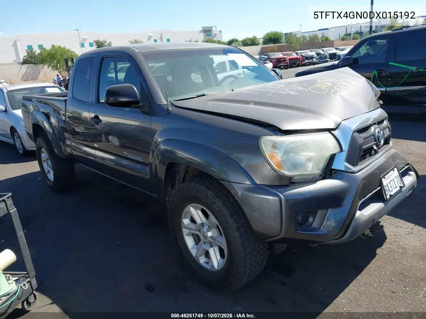 TOYOTA TACOMA 2013, VIN 5TFTX4GN0DX015192