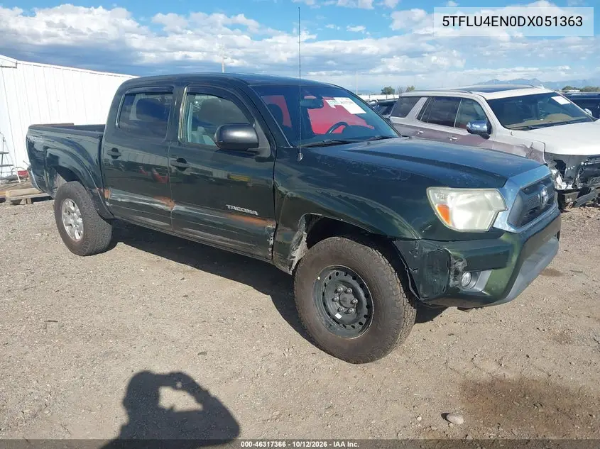 TOYOTA TACOMA 2013, VIN 5TFLU4EN0DX051363