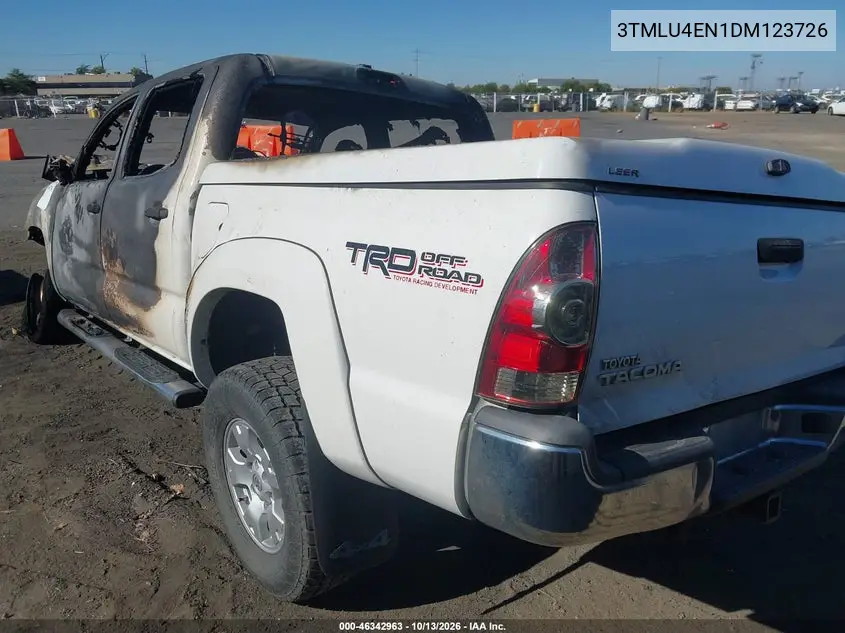 2013 TOYOTA TACOMA VIN 3TMLU4EN1DM123726 — фото 3