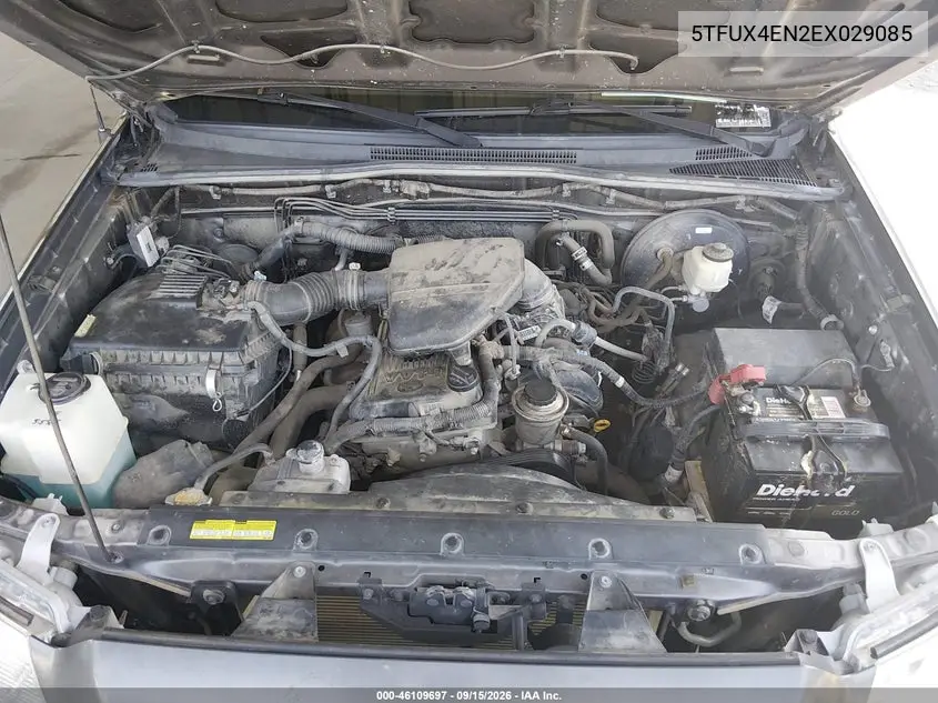 2014 TOYOTA TACOMA VIN 5TFUX4EN2EX029085 — фото 10