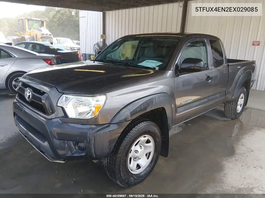 2014 TOYOTA TACOMA VIN 5TFUX4EN2EX029085 — фото 2
