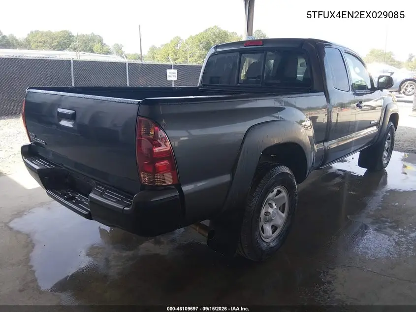 2014 TOYOTA TACOMA VIN 5TFUX4EN2EX029085 — фото 4