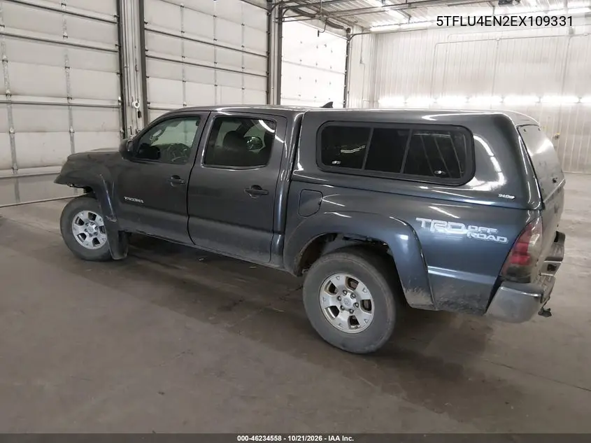 2014 TOYOTA TACOMA VIN 5TFLU4EN2EX109331 — фото 3
