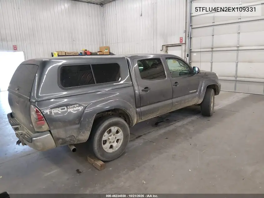 2014 TOYOTA TACOMA VIN 5TFLU4EN2EX109331 — фото 4