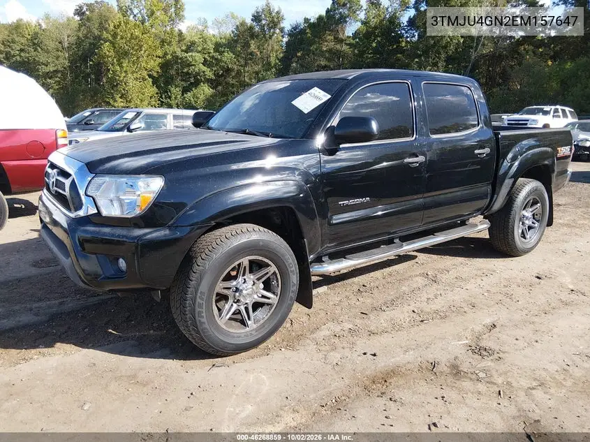 2014 TOYOTA TACOMA VIN 3TMJU4GN2EM157647 — фото 2
