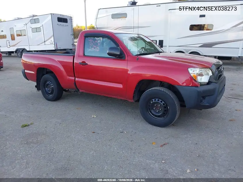 TOYOTA TACOMA 2014, VIN 5TFNX4CN5EX038273