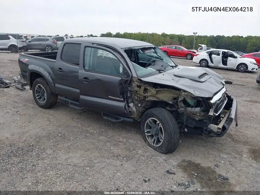 TOYOTA TACOMA 2014, VIN 5TFJU4GN4EX064218