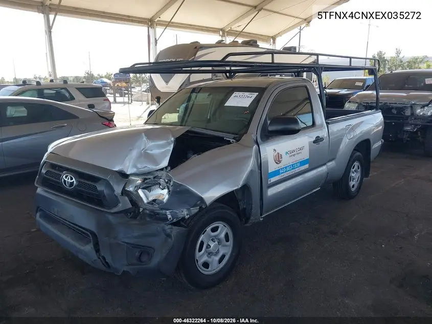 2014 TOYOTA TACOMA VIN 5TFNX4CNXEX035272 — фото 2